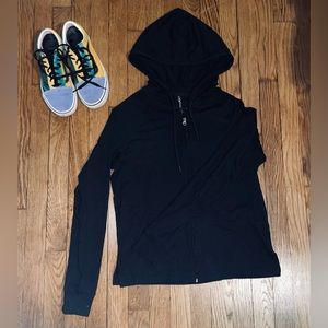 Black Zip Up Hoodie